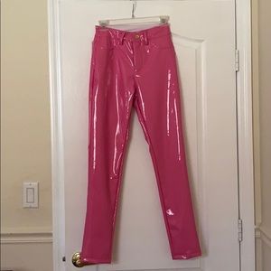 Love|Labels Pink Patent Kylie pants